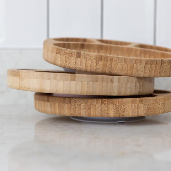 Bamboo Suction Divider Plate - Image 5